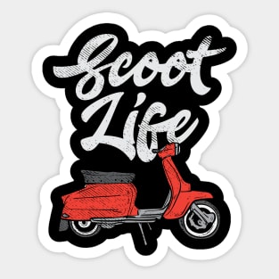 Scoot Life Sticker